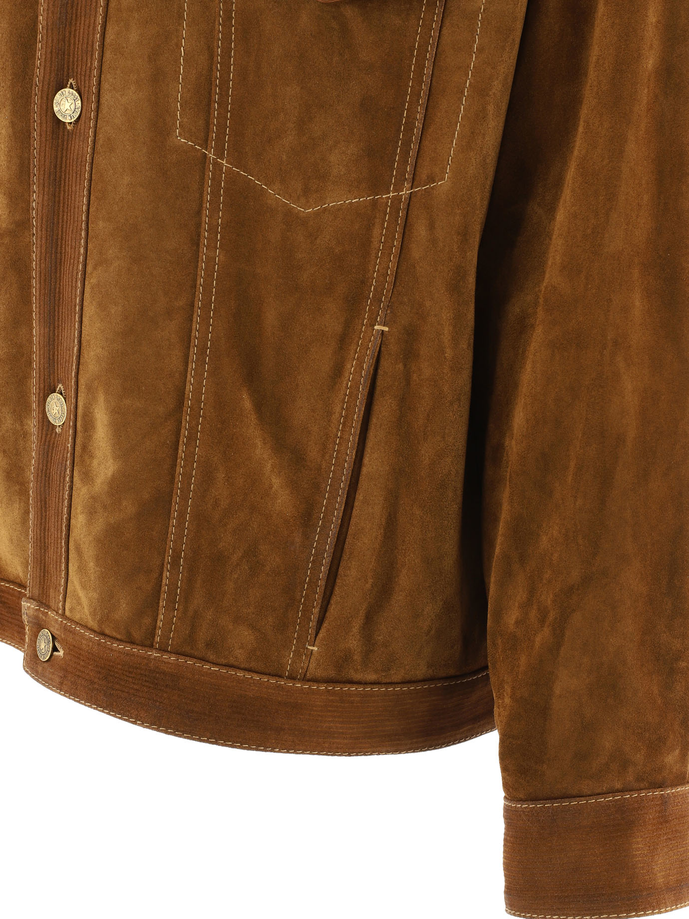 GOLDEN GOOSE Brown Babette suede jacket